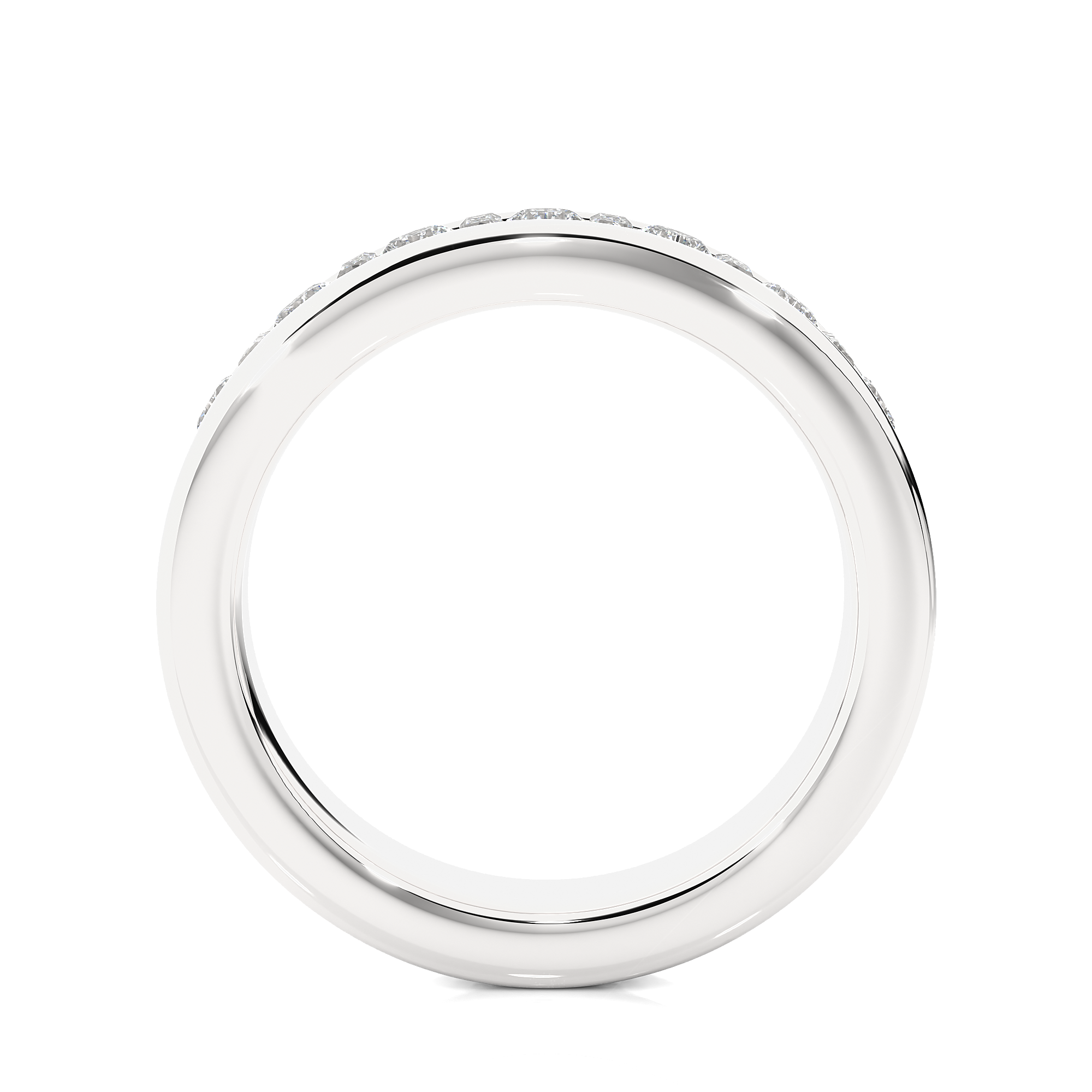 0.52 Carat H Color VS1 Clarity Diamond Studded Natural Diamond Ring.